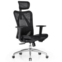 SIHOO M57 Ergonomic Mesh Office Chair, Lumbar Support, 330 lb, Black
