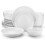 MALACASA Dinner Sets, 24-Piece Dinnerware Set Service for 6, Series Amelia 1