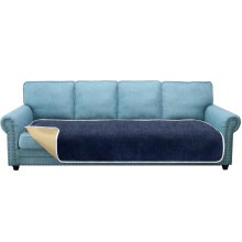 Granbest Extra Large Sofa Seat Covers 4 Seater Oversized Thick Sofa Cover Protectors from Pets Universal for All Seasons (4 Seater, Navy Blue)