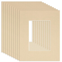 Procut Global 20x16" Ivory Picture Mounts - Fits A4 Photo Size