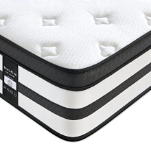 Inofia Double Mattress Memory Foam 4FT6,12.6 Inch Hybrid Sprung Mattress