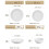 MALACASA Dinner Sets, 24-Piece Dinnerware Set Service for 6, Series Amelia 2
