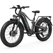Freesky Eurostar-Turbo-M-410 Electric Bike, Black