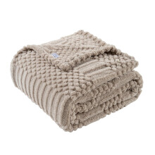 90x104 Inch Brown King Size Blanket - Soft & Fluffy Fleece, Neutral Tan Color, Cute & Aesthetic, Perfect for Sofa, Couch, Bed, Living Room & Bedroom,