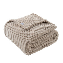 90x90 Inch Brown Queen Large Blanket - Soft & Fluffy Fleece, Neutral Tan Color, Cute & Aesthetic, Perfect for Sofa, Couch, Bed, Living Room & Bedroom,