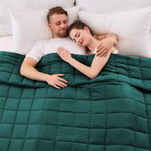 yescool King Size Weighted Blanket for Adults 25lbs, 80” x 87”, Green