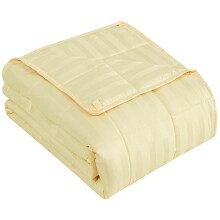 yescool King Size Weighted Blanket for Adults (20 lbs, 80” x 87”, Mustard Yellow Stripes) Heavy Blanket for Sleeping Perfect for 190-210 lbs, Brea