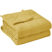 yescool Weighted Blanket for Adults 20lbs Queen Size, 60" x 80", Yellow