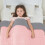 yescool Weighted Throw Blanket 7lbs, 41" x 60", Pink Grey 5