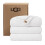 UGG UGG Whitecap King Blanket, Plush Fleece, 110" x 90", White 1