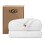 UGG UGG Whitecap Queen Blanket, Plush Fleece, 90" x 90", White 1