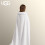 UGG UGG Whitecap Throw Blanket, Soft Fleece Blanket, 50" x 70", White 6