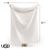 UGG UGG Whitecap Throw Blanket, Soft Fleece Blanket, 50" x 70", White 3