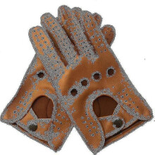 Fashion Men Deerskin Gloves Driving Glove Solid Adult Mittens Real Genuine Leather