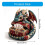 Dragon Tissue Box DIY Sewing Project Quilted Patchwork Craft Tissue Holder for Desk, Shelf, or Study Display Use Multicolor 3