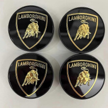 4pcs 60mm Wheel Center Caps Waterproof Dustproof for Lamborghini Aventador Gallardo Huracan