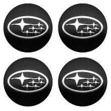 4 enjoliveurs de roue de voiture 56 mm, autocollants, cache-jante, emblème, style pour Subaru STI Impreza Forester XV Tribeca (noi