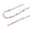 Ensemble collier et bracelet en résine colorée et perles - Accessoires éclatants 1