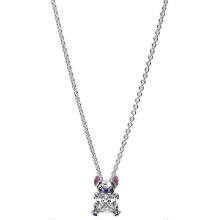 Collier Disney Stitch 393743C0145 en argent sterling avec zirconias. Taille : 45 mm
