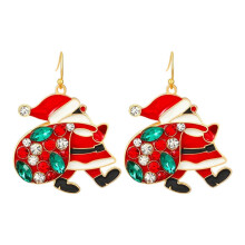 boucles d'oreilles Père Noël pendantes pour Noël, la Saint-Valentin, un anniversaire