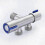G1/2 x 1/2 304 Stainless Steel Three-Way Angle Valve, Double Handle Double Control Single Cold Multi-Function Faucet 4
