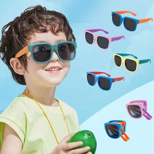 Trendy kinderzonnebril, UV-bestendig, compacte oogbescherming 1