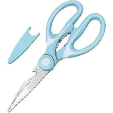 Küchenschere, linkshändig, Edelstahl, 2 Stück, für Geflügel, Fisch und Gemüse