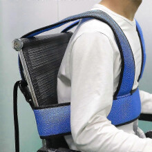 Chaleco de seguridad ajustable para usuarios de sillas de ruedas: cinturón de soporte seguro para ancianos y pacientes.