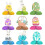 Easter Honeycomb Centerpieces with Chick and Bunny Decorations - 9pcs 1