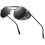 Steampunk-stil runde vintage polariserte solbriller retro briller 1
