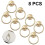 8pcs Vintage Cabinet Ring Knobs Round Antique Drawer Pulls Handle 1