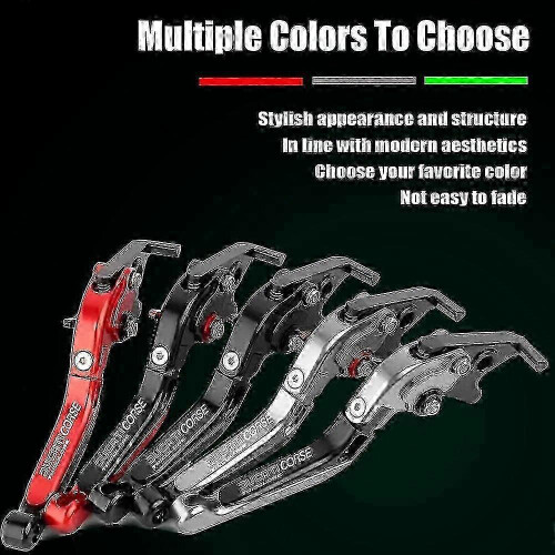 CNC Adjustable Foldable Brake Clutch Levers for Multistrada Motorcycles 2