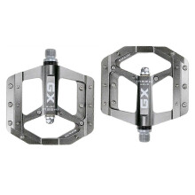 1 Pair Road Mountain Bike Non-slip Flat Pedals Aluminum Alloy 3 Sealed Bearings Pedals MTB Bicycle Cycling Accessories Titanium