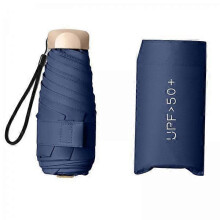 mini solparaplyer med etui for menn og mørke