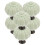 Green Ceramic Pumpkin Cabinet Knobs, 6-Pack for Dresser Pulls and Drawers 1