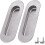 2 Pack Hidden Stainless Steel Handles SZRH A-S 1