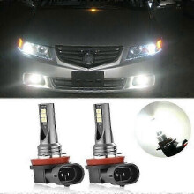 2 st H8 H11 Cool White Super Bright LED-strålkastare, Canbus-felfri, kompatibel med High