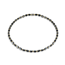 Kvinnor Män Mode Konstgjord Hematit Hexagonal Prisma Pärlor Magnetiskt Halsband