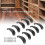 10 Set Vintage Shell Shaped Iron Cabinet Handles, Durable Door Pulls for Wardrobes and Cabinets 5
