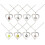 Smooth Heart Plan Athletic Necklace Thin Nonallergenic Rustless Chain For Delicate Skin Wear Multicolor 4