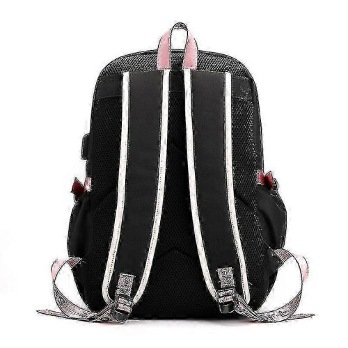 Blackpink USB Charging Laptop Backpack with School Bag Features 1