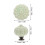 Green Ceramic Pumpkin Cabinet Knobs, 6-Pack for Dresser Pulls and Drawers 2