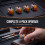 4PCS Replacement Hall Effect Joystick 3D Analog Joystick for PS5 Controller Repair Accessory 3