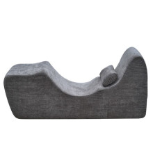 Ergonomische Liege für Yoga-Duoku - Hergestellt aus gebogenem Schaumstoff für Massage, Dehnungen und Entspannung - Grau