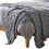 Homescapes Pure Handmade Mosaic Artisan Wool Blend Bed & Sofa Throw Blanket, Teal 1