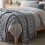 Homescapes Pure Handmade Mosaic Artisan Wool Blend Bed & Sofa Throw Blanket, Teal 6