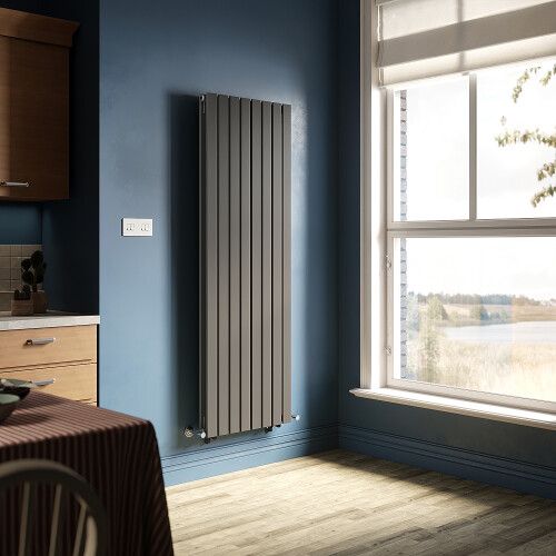 ELEGANT ELEGANT Anthracite Vertical Radiator, Double Panel 1