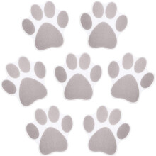Non slip bath stickers, 10 pack paw print tub decals, plastic, for bathtub, pool, stairs, traction, safety, and wet floor step grip