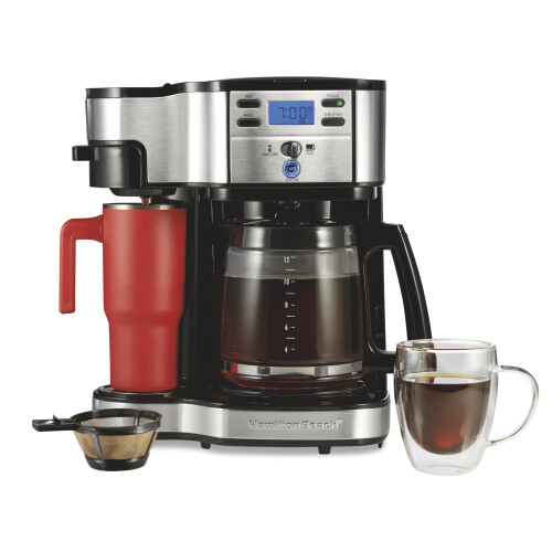 Hamilton Beach Hamilton Beach 2-Way Programmable Coffee Maker & Single Serve Coffee Maker