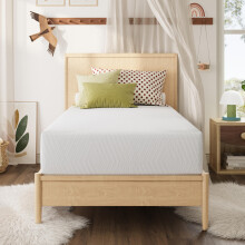 MLILY Twin XL Mattress in a Box, 10 inch Mattresses Made in USA for Kids Bed Single Size Daybed Individual Bunk, Green Tea Memory Foam Mattress for Co